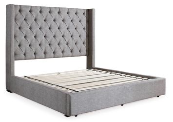 Ashley Furniture Sorinella Queen Bed Frame and Box Spring!