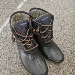 Sperry Womens Duck Boots 7.5