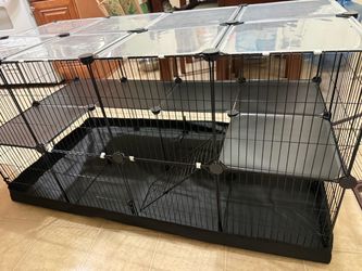 Large/Small Animal Cage with Cover