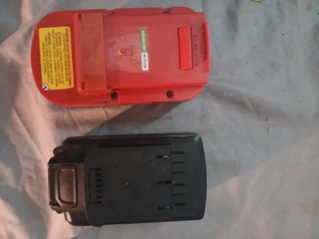 18 Volt BLACK AND DECKER. AND HYPER TOUGH 