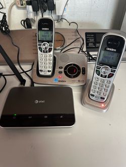 Cordless phone with answering machine with AT&T cell