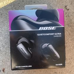 NEW! Bose QuietComfort Ultra Earbuds (2nd Gen) Black