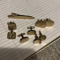 1950’s  SWANK gold plated cuff links