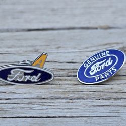 2) Vintage Ford Motor Hat Pins