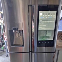 Newer model Samsung stainless steel French doors with smart with wifi