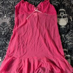 Victoria Secret Slip Pink Mesh