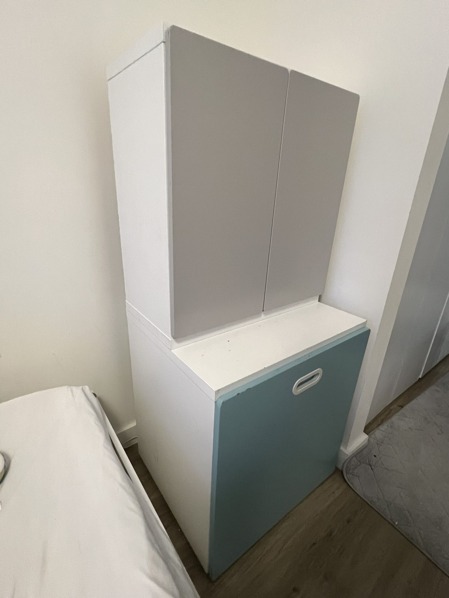 Wardrobe Toy Closet Storage Cabinet with Shelf