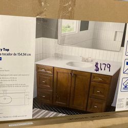 61in Vanity Sink Top
