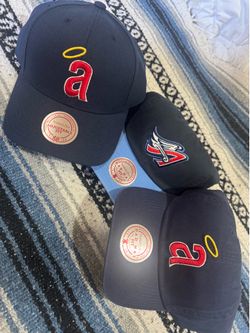Three Anaheim Angels Los Angeles, Angels hats adjustable brand new tags