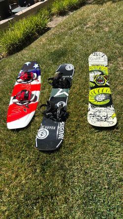 Snowboards And Wakeboard