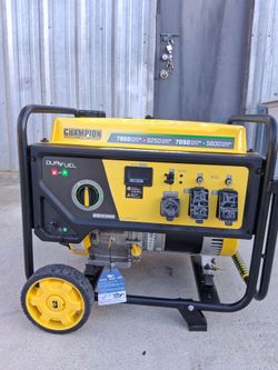 Champion dual fuel 7850 starting watts generator