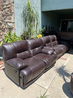 Leather couches
