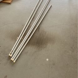 Closet maid Hanging Rods 4-73" And 1-53"