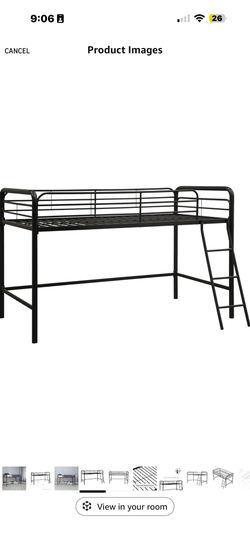 Twin Size Loft Bed Frame