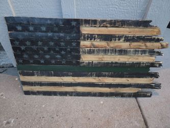 American flag wall art