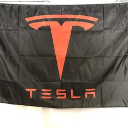 Tesla Wall Flag (3’x5’)