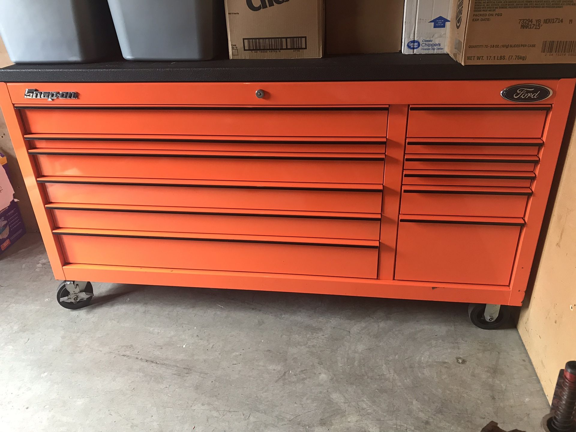 Snap on tool box