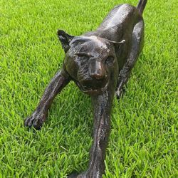 Aluminum Cougar / Panther Statue – Ranch & Outdoor Décor