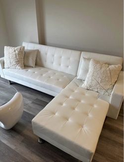 WHITE SECTIONAL 🛋️ Seccional Blanco 🤍