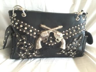 Western wallet/concealed carry purse