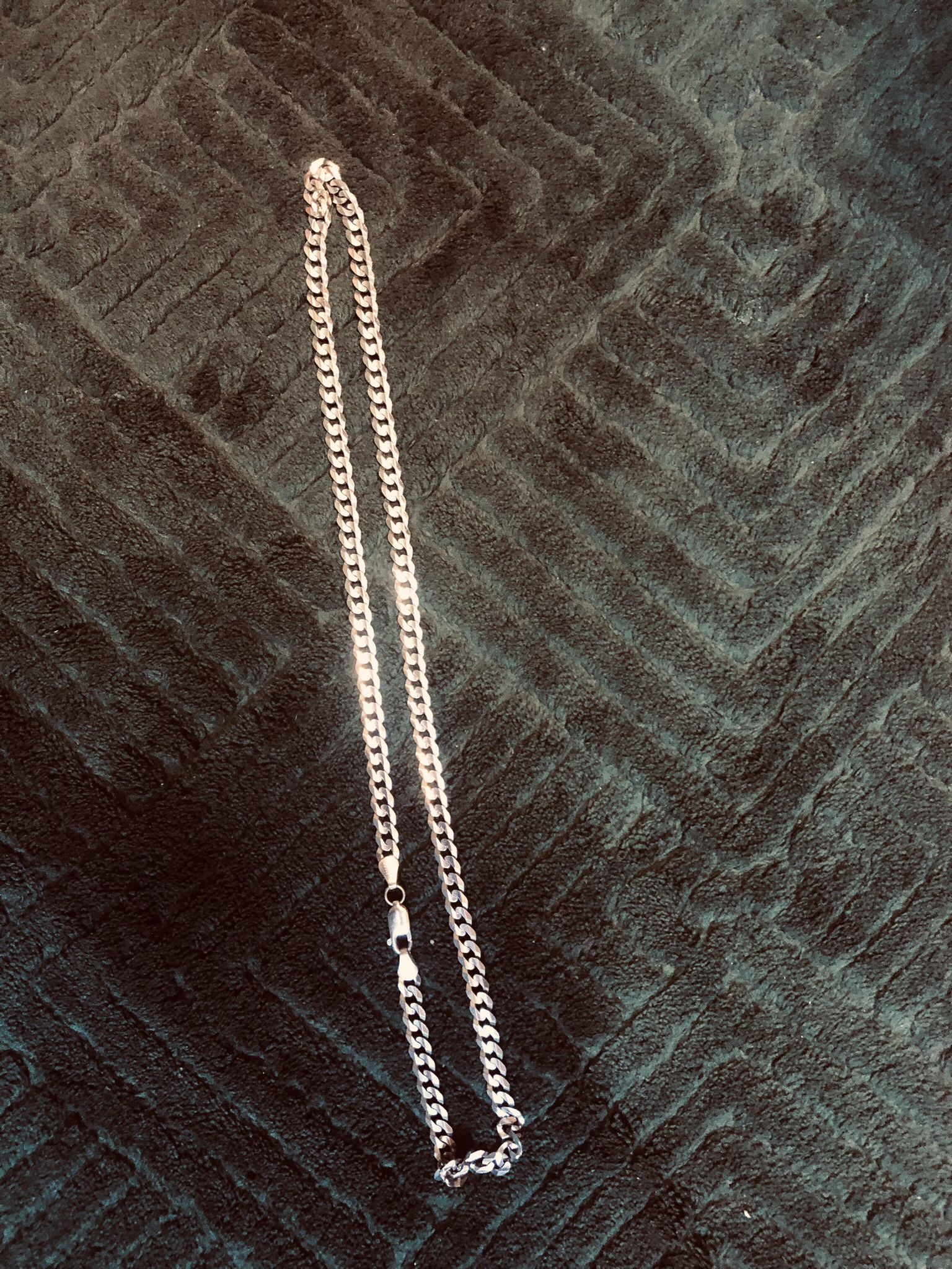 22 Inch Cuban 14 K Gold Chain