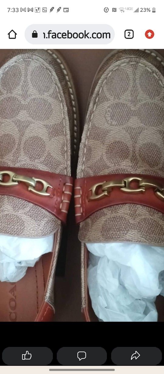 Coach Sandlas N Loafers , Brand new Authentic