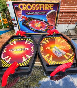 Milton Bradley Crossfire 1988 2 Boards