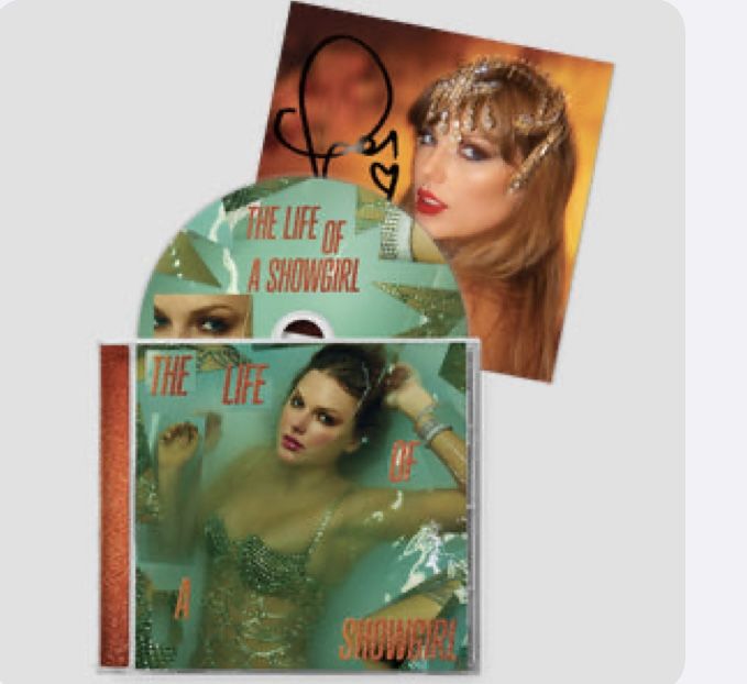 Taylor Swift Hand Signed Photo + CD Album