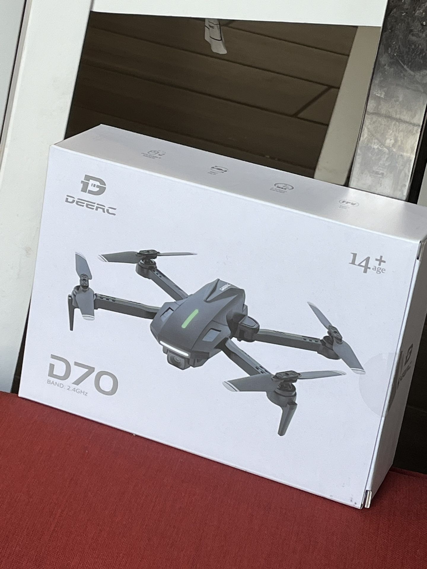 Brand New  DEERC Drone with Camera, D70 Drones with Camera for Adults 1080P HD