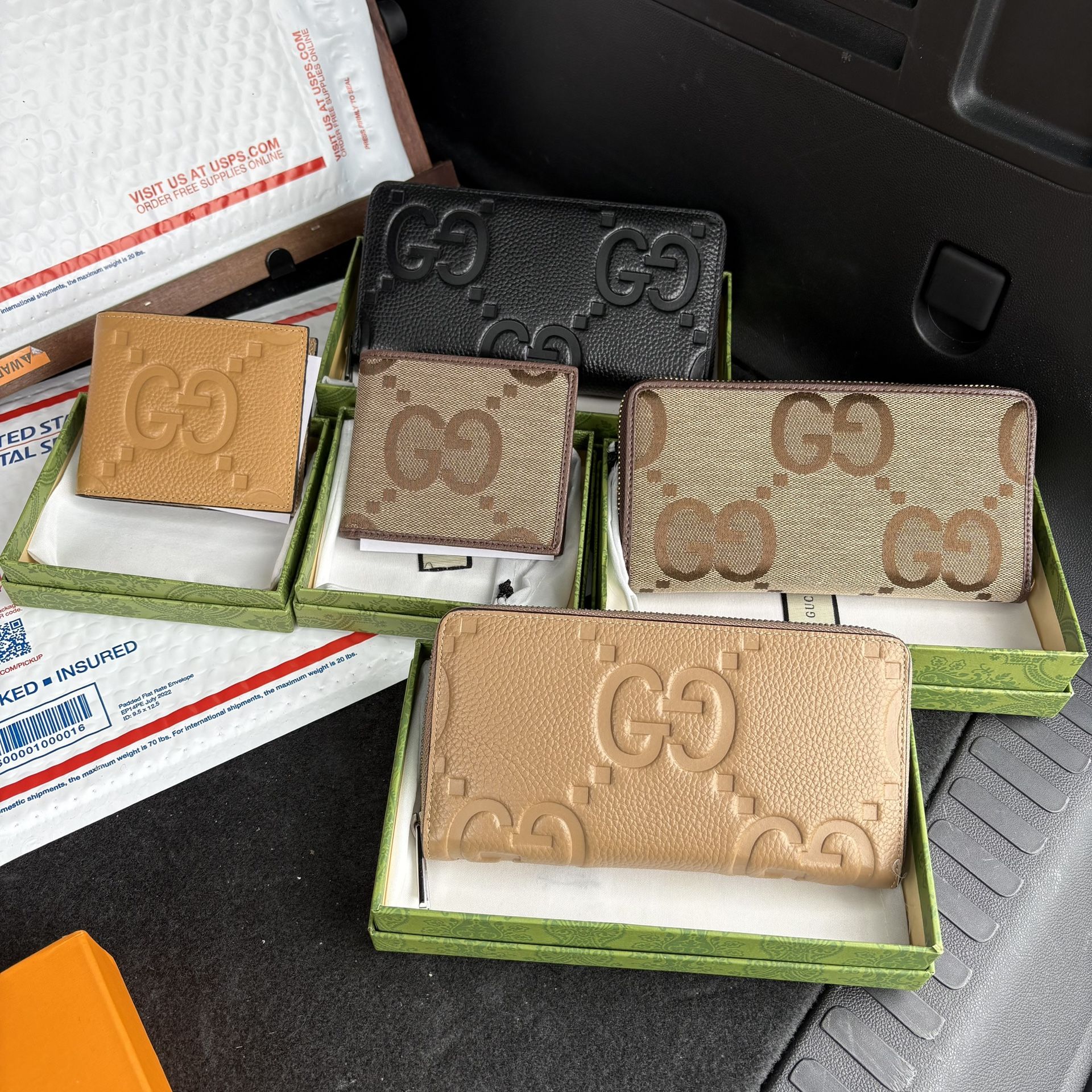 Designer Wallets With Boxes 125 Each