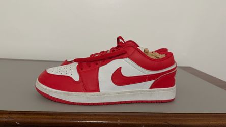 Air Jordan 1 Low Gym Red White Men’s Size 9 553558-611 No Box
