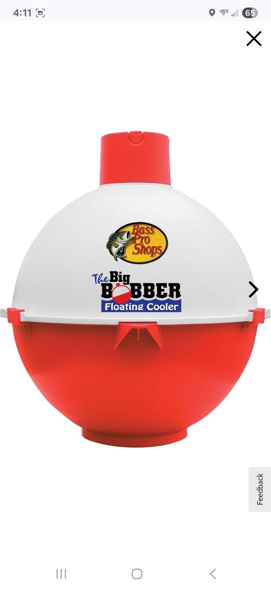U.S.A.
Bass Pro Shops The Big Bobber Floating Cooler - NEW/IN BOX