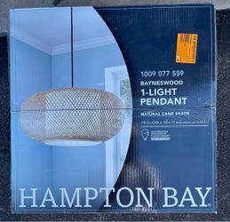Hampton Bay Bayneswood 1-Light Pendant