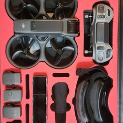 DJI Avata 2 Fly More Combo With Travel Case. 