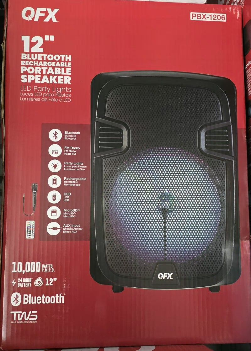 Portable Bluetooth Rechargeable Speaker