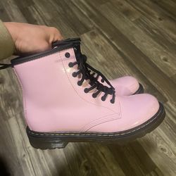 Pink Doc Martens Boots