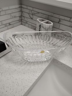 Genuine Lead Crystal Large Bowl