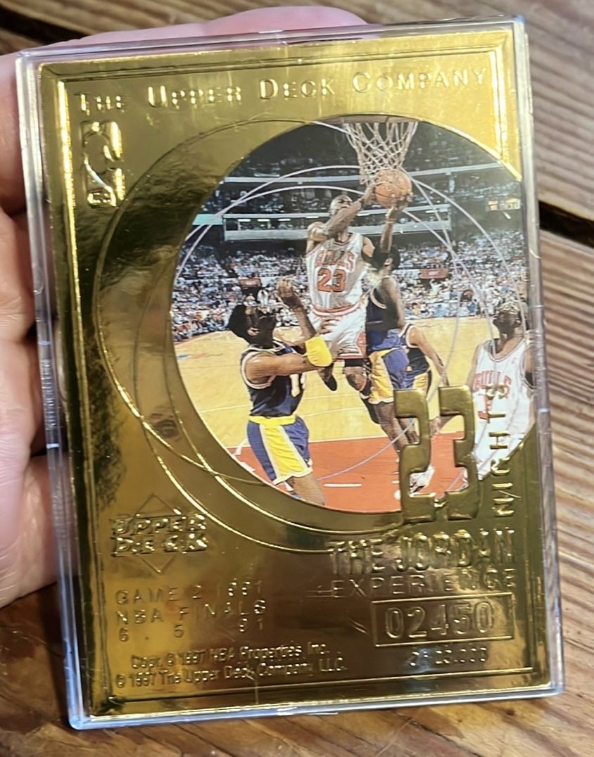 1996-97 Upper Deck 23 Nights Michael Jordan Experience 22KT Gold 