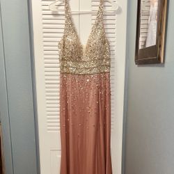 Beautiful Bedazzled Gown size 10 $20