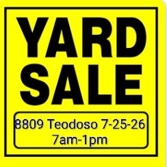 Garage sale 7-25-26 7am