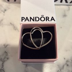 Pandora Silver Heart Earrings – New in 
