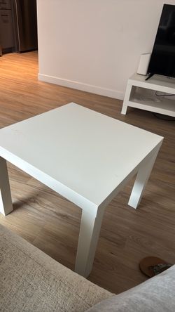 IKEA white end table