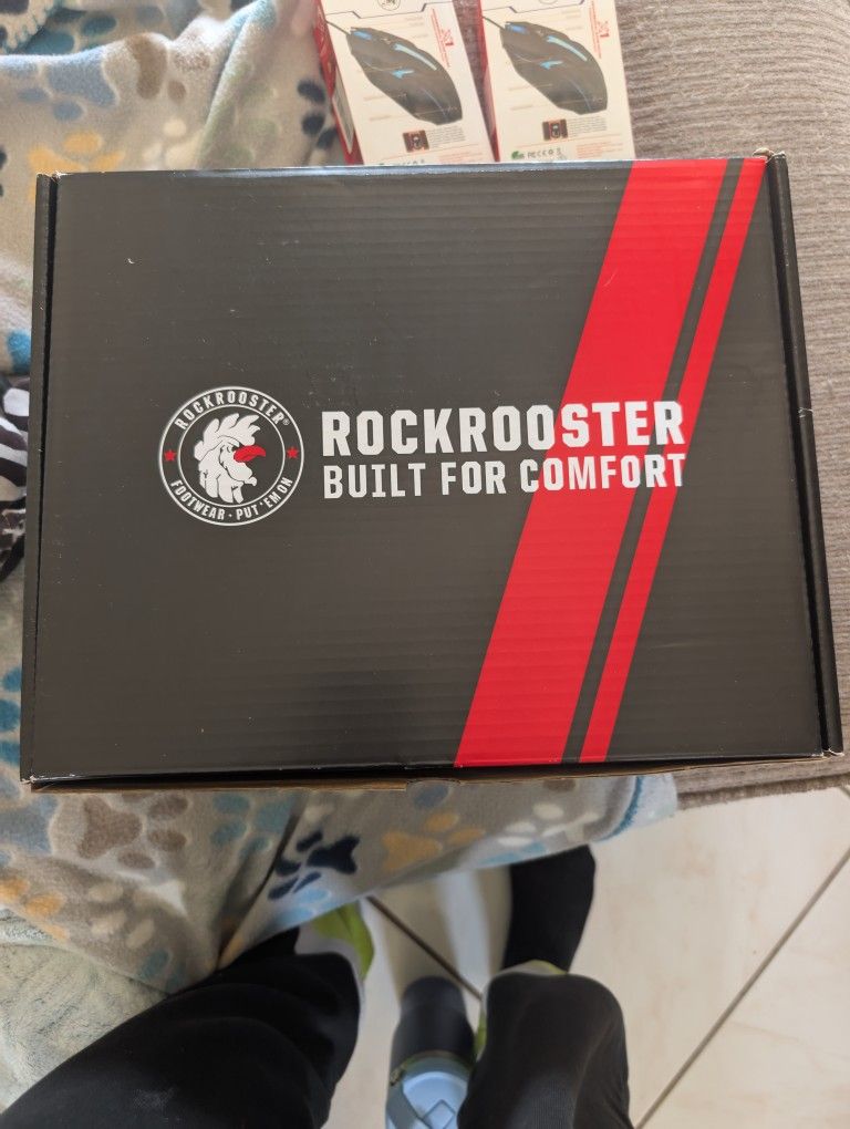RockRooster Steel toe Slip On Work Boot Or Bikes(Brand New)