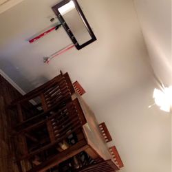 Real Wood Dining Table 