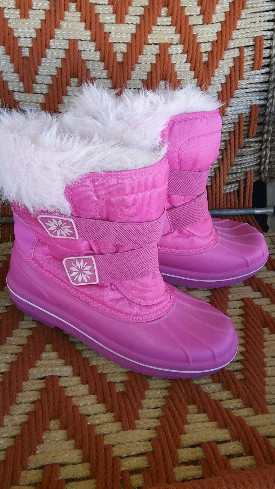 Teen Pink Boots like New