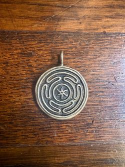Hecate Vintage Metal Pendant