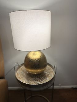21’ High Gold Leaf Lamp 12.00