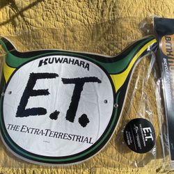 Kuwahara Number Plate Black E.T. 40 Repro Old School BMX New