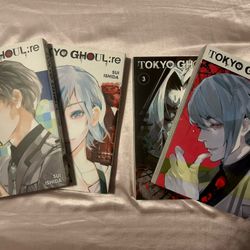TOKYO GHOUL MANGA Vol. 1 , 2 , 3 , 4