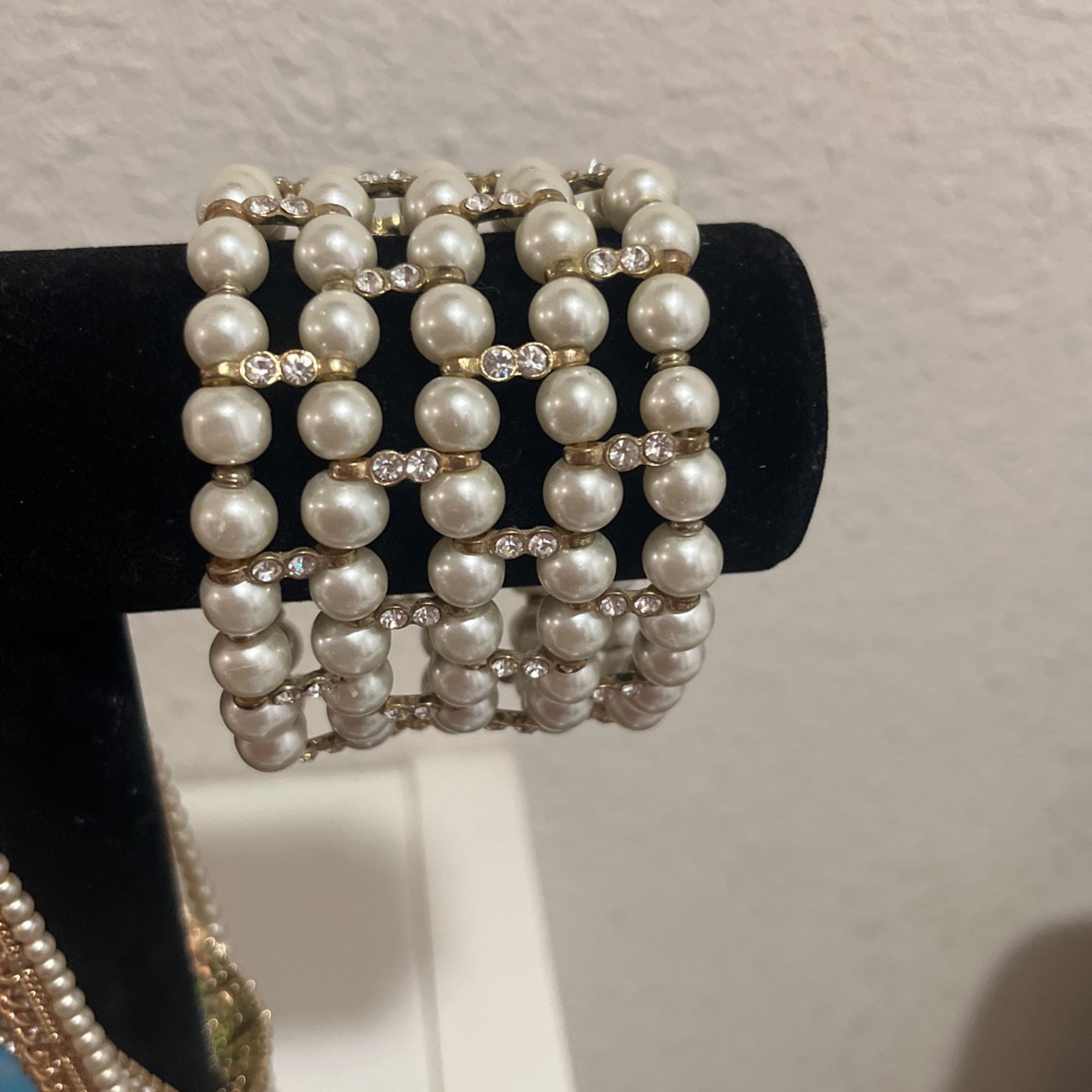 Pearl and Diamond Bracelet 